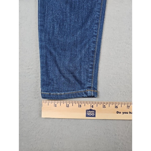 Judy Blue Jeans Women's 7/28 Dark Straight Slim Blue Denim Style 8390 USA - Picture 7 of 12